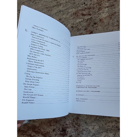 The Data Compression Book Paperback C Program System Hardware CS Coding Models - Picture 6 of 10